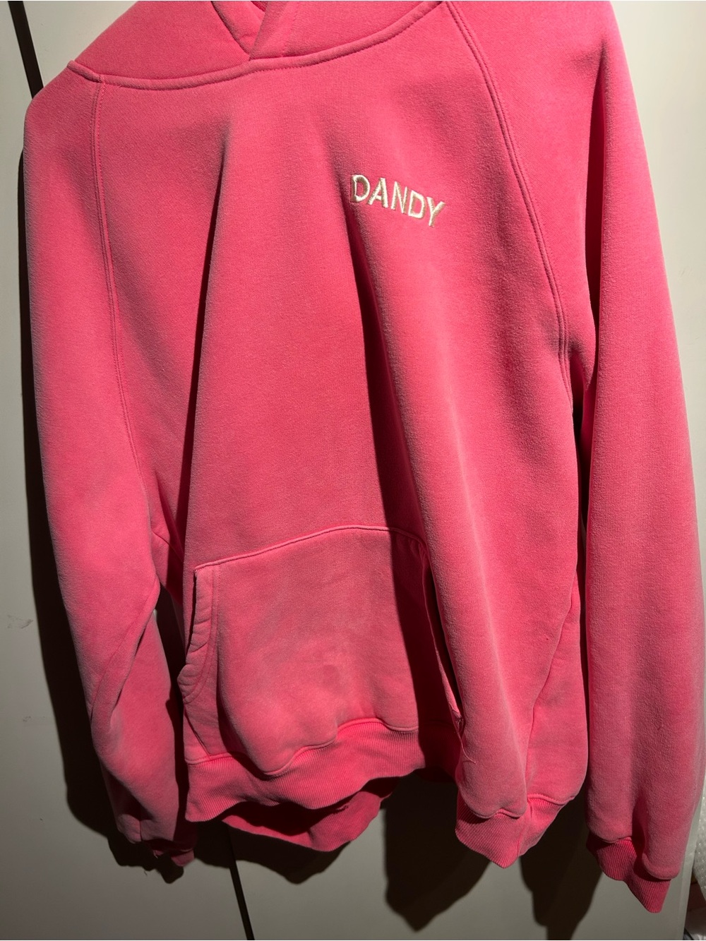 DANDY "Gift Giving" Oversized Lux Hoodie in Vintage Washed Pink